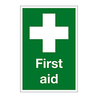 First aid sign