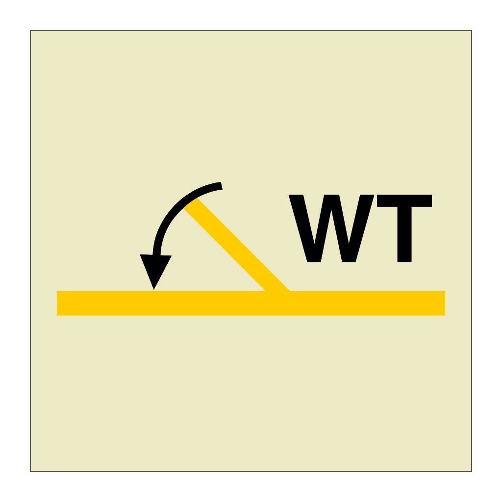 B class watertight self closing fire door (Marine Sign)