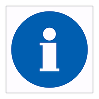 Information symbol sign