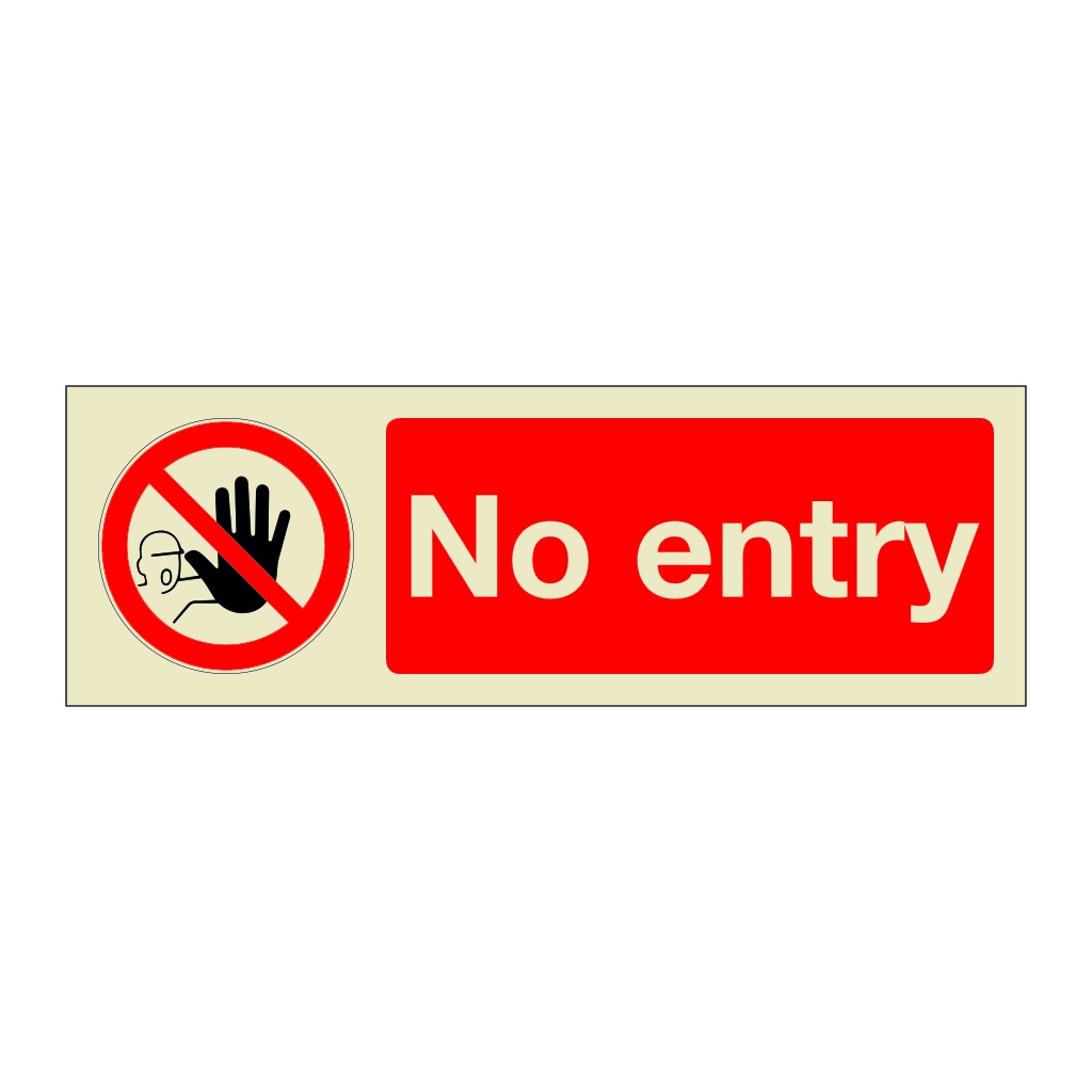 No entry (Marine Sign)