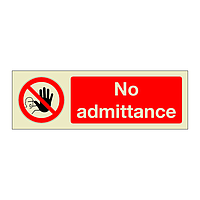 No admittance (Marine Sign)