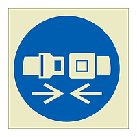 Fasten seatbelts symbol 2019 (Marine Sign)