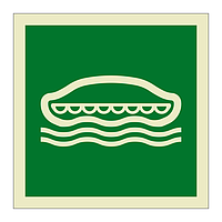 Lifeboat symbol 2019 (Marine Sign)