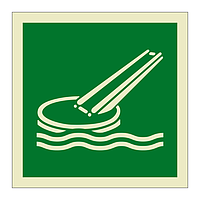 Evacuation slide symbol 2019 (Marine Sign)