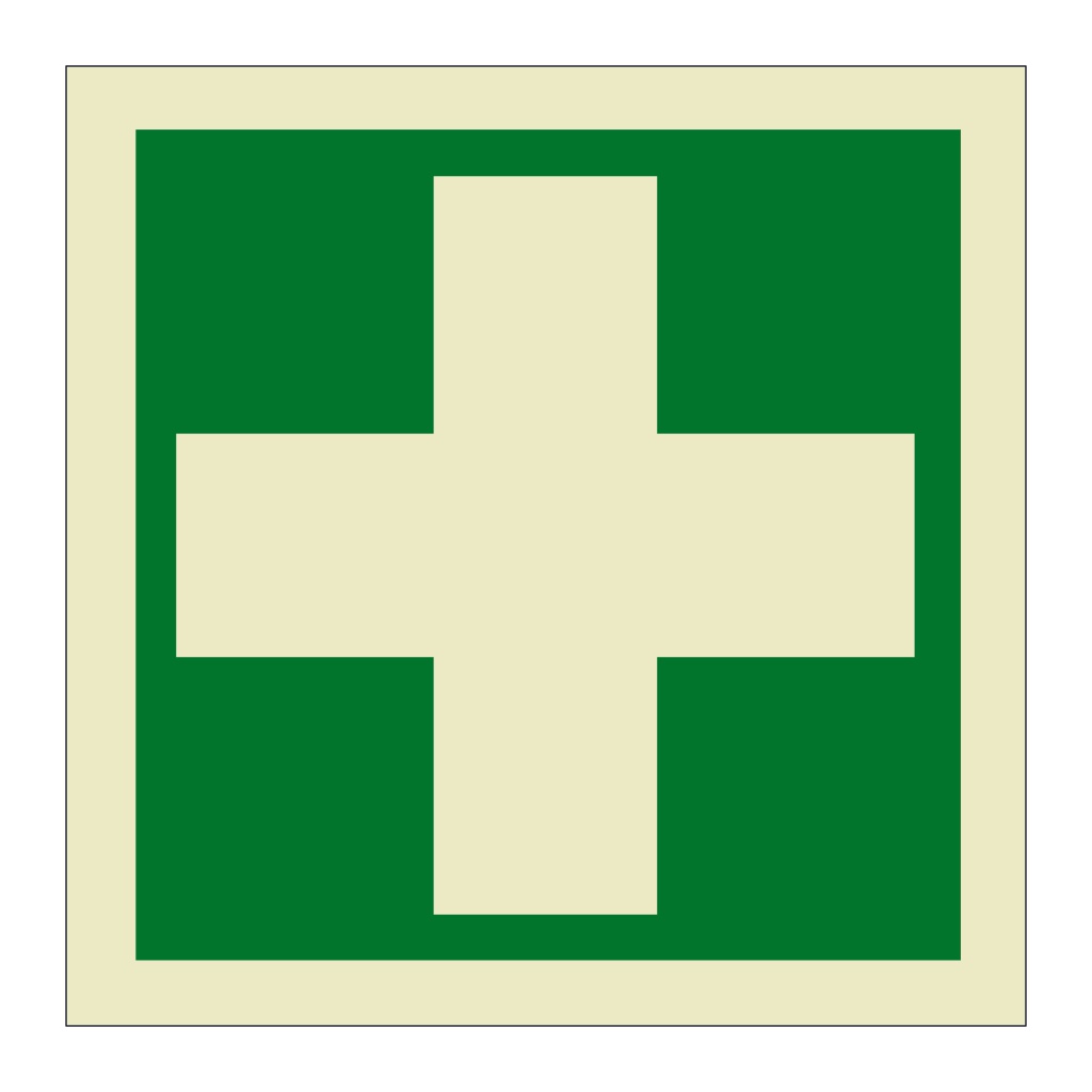 First aid symbol 2019 (Marine Sign)