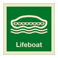 Lifeboat with text 2019 (Marine Sign)