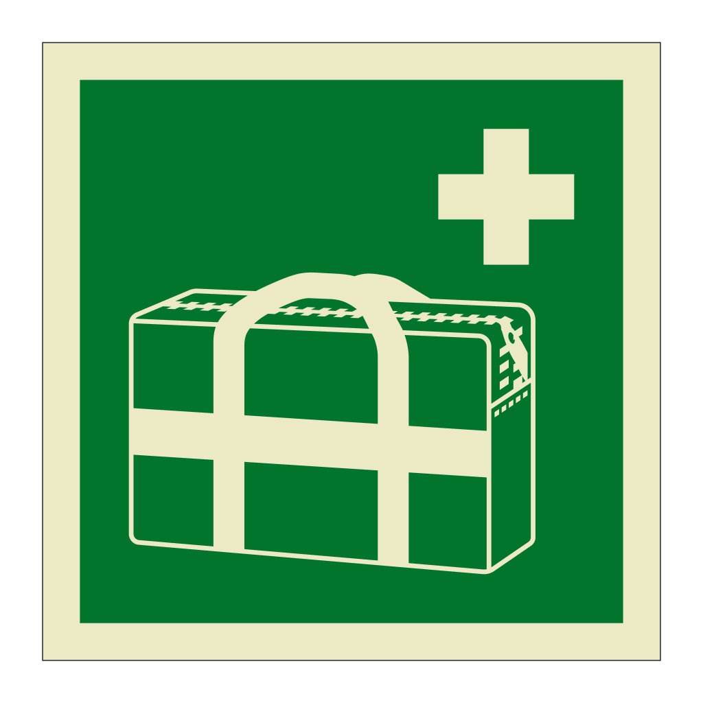 Medical grab bag symbol 2019 (Marine Sign)