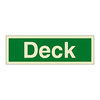 Deck (Marine Sign)