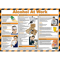 Alcohol at work guidance poster