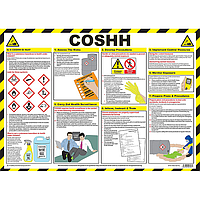 COSHH Control of substances hazardous to health poster