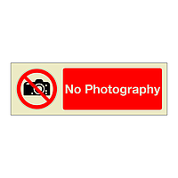 No Photography (Marine Sign)