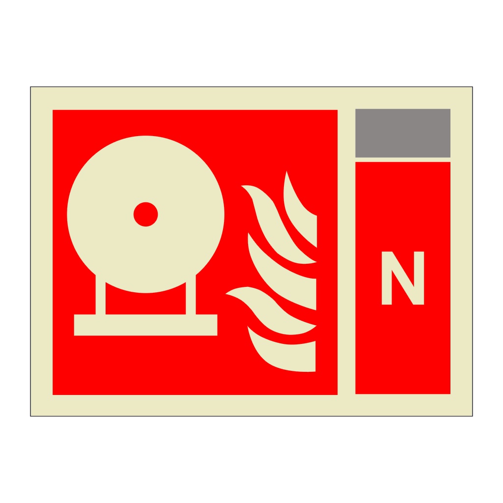 Fixed fire extinguishing bottle with Nitrogen Identification | BSS