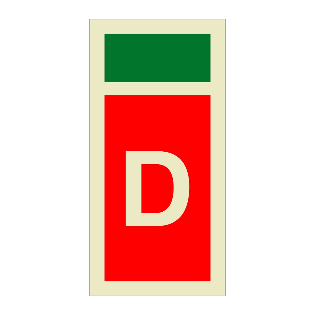 Supplementary Drencher extinguisher media (Marine Sign)