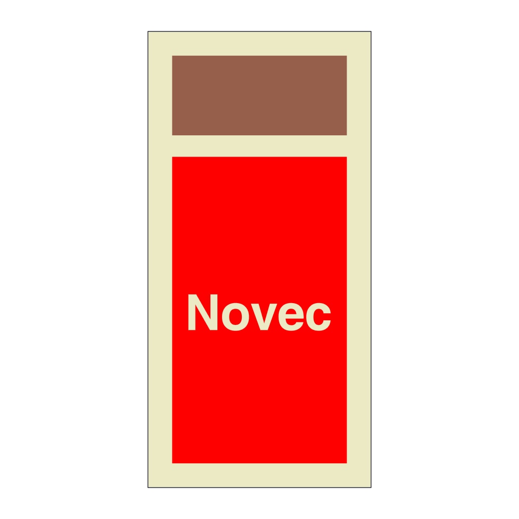 Supplementary Novec extinguisher media (Marine Sign)