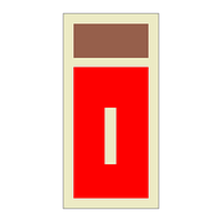 Supplementary Inergen extinguisher media (Marine Sign)