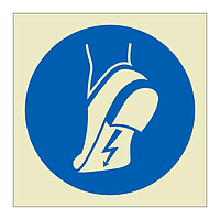 Anti-static footwear symbol (Marine Sign)