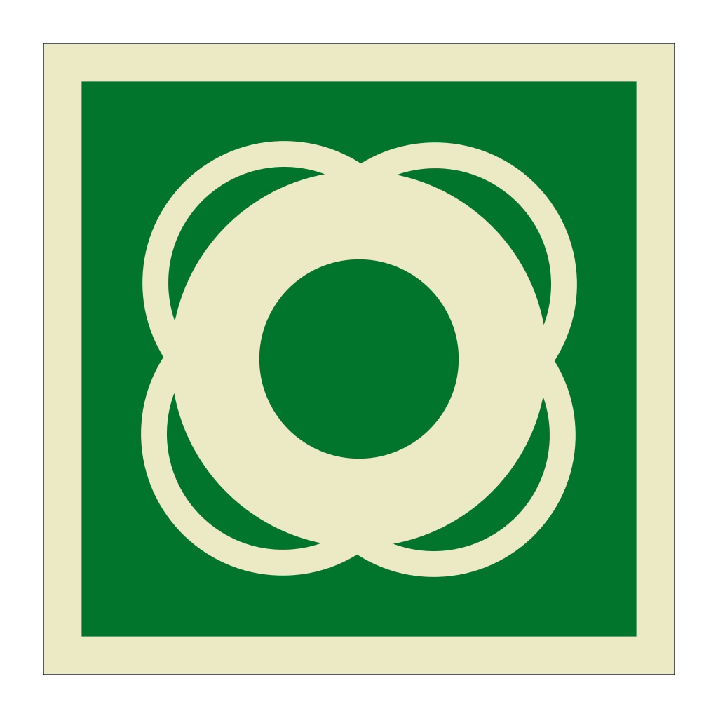 Lifebuoy symbol 2019 (Marine Sign)