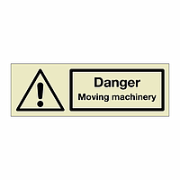 Danger Moving machinery (Marine Sign)