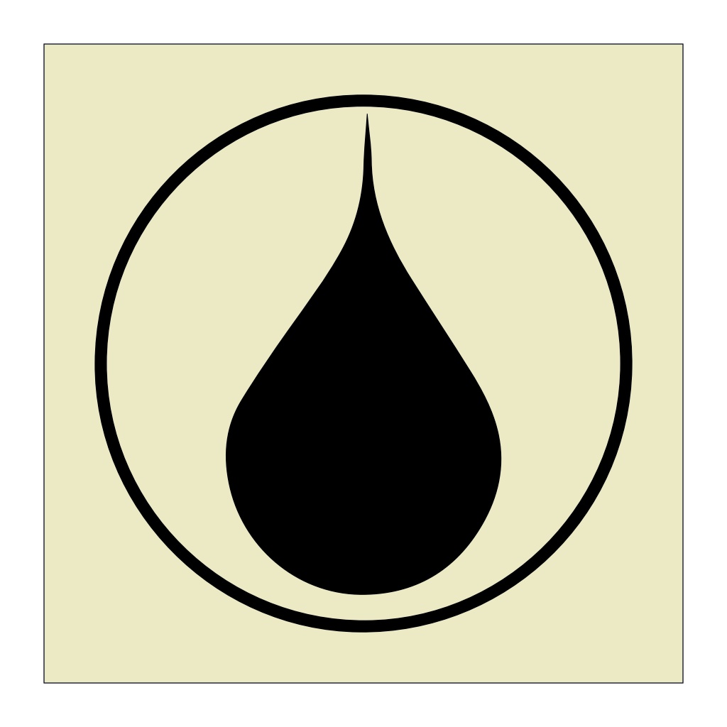 Sopep kit symbol only (Marine Sign) | British Safety Signs
