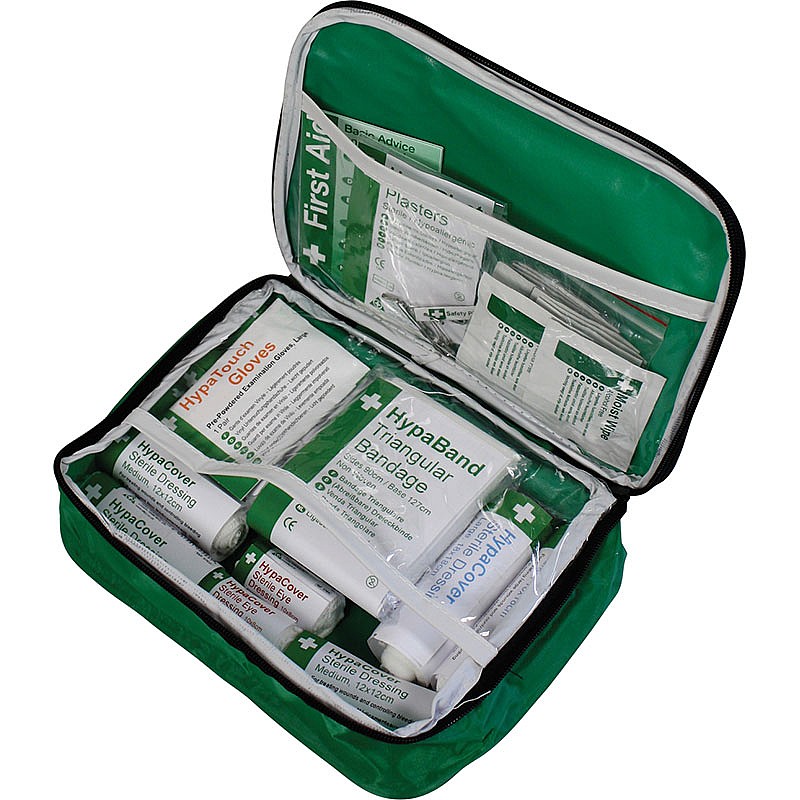 1-10 Person First Aid Kit in Nylon Case | British Safety Signs