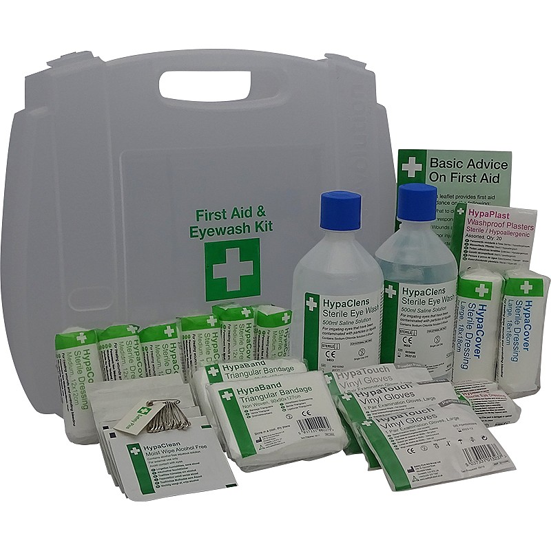 1-10 Persons First Aid and Eyewash Kit