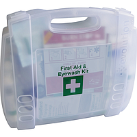 NMC Notfall-Schild 'Eye Wash Station' – 35,6x25,4 Cm, Kunststoff, Weiß Auf Grün – Für Labor, Industrie