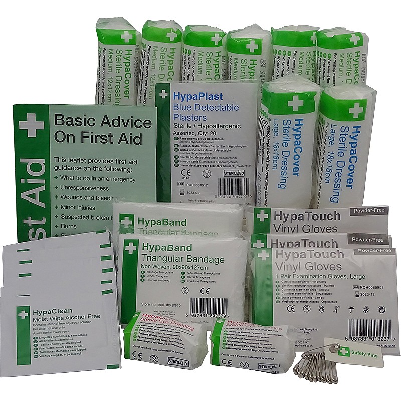 Catering First Aid Kit Refill 1-10 Persons