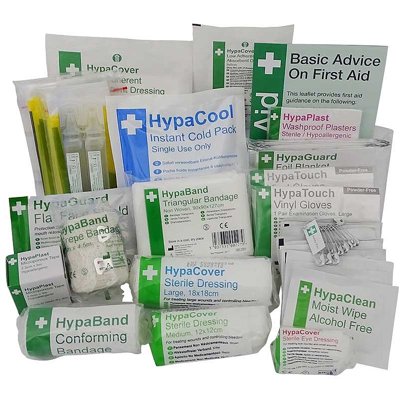 Compact Sports First Aid Kit Refill