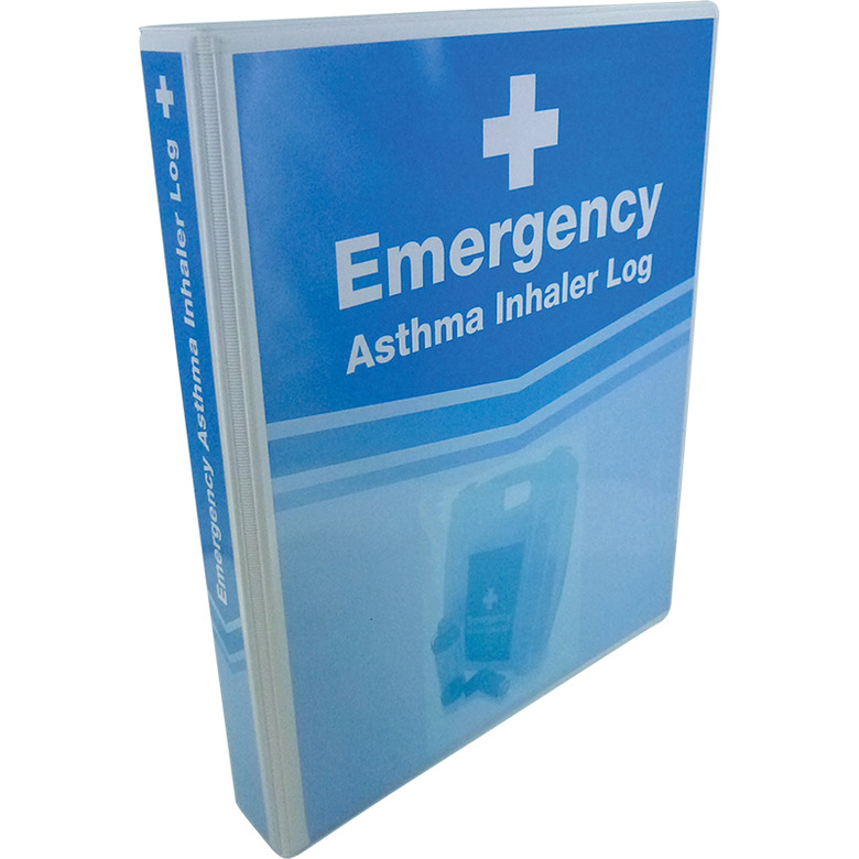 Emergency Asthma Inhaler Log Folder