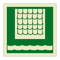 Scramble net symbol (Marine Sign)