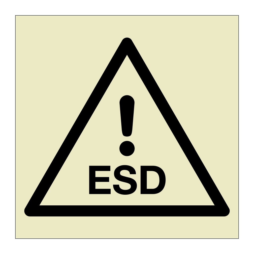 Emergency shutdown symbol (Marine Sign)