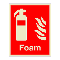 Foam with text (Marine Sign)