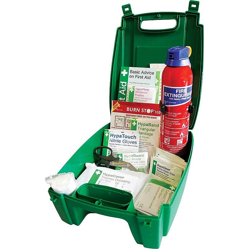 Truck and Van First Aid Kit with Fire Extinguisher