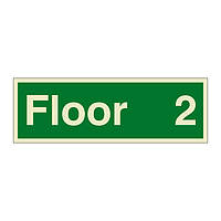 Floor 2 sign