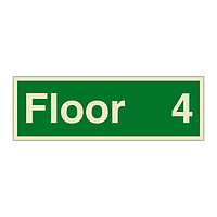 Floor 4 sign