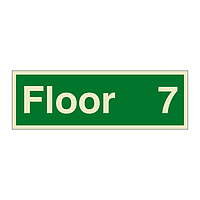 Floor 7 sign