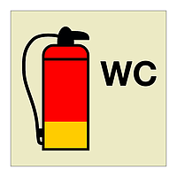 Wet chemical fire extinguisher (Marine Sign)