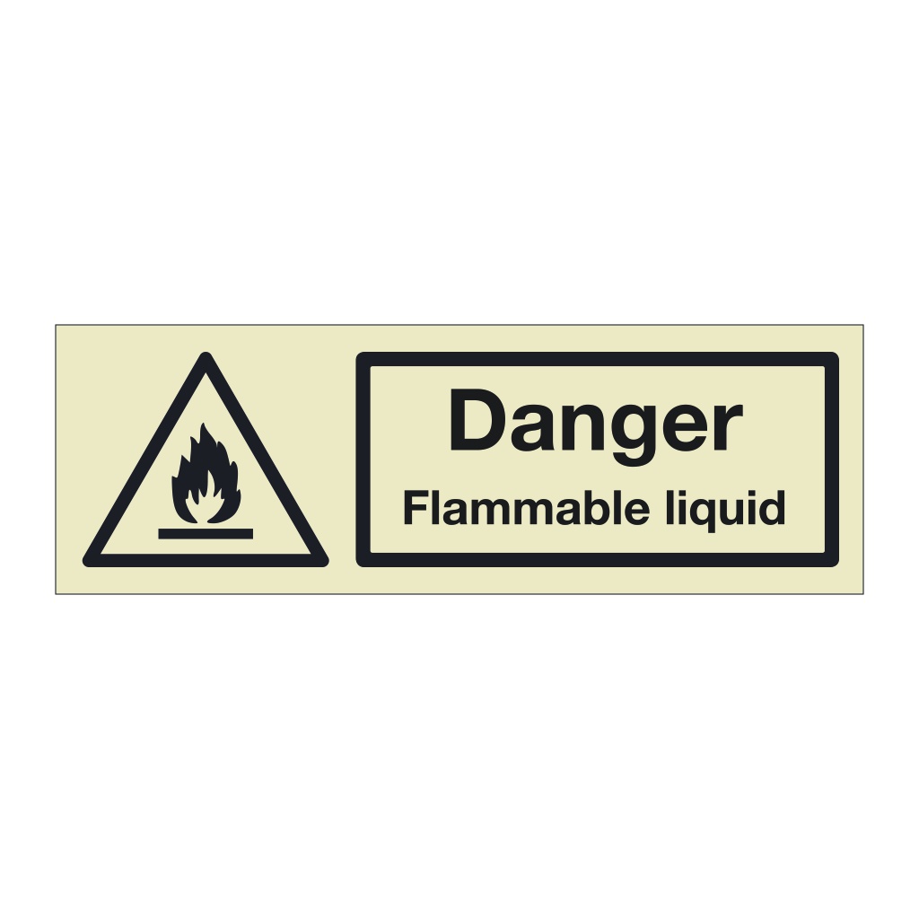 Danger Flammable liquid (Marine Sign)