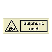Sulphuric acid (Marine Sign)