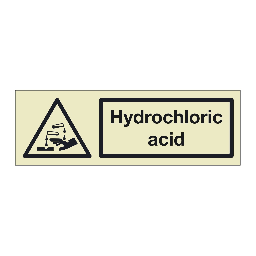 Hydrochloric acid (Marine Sign)