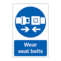 Wear seat belts sign