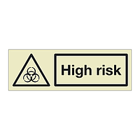 High risk (Marine Sign)