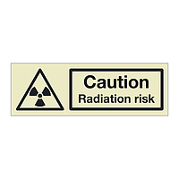 Caution Radiation risk (Marine Sign)