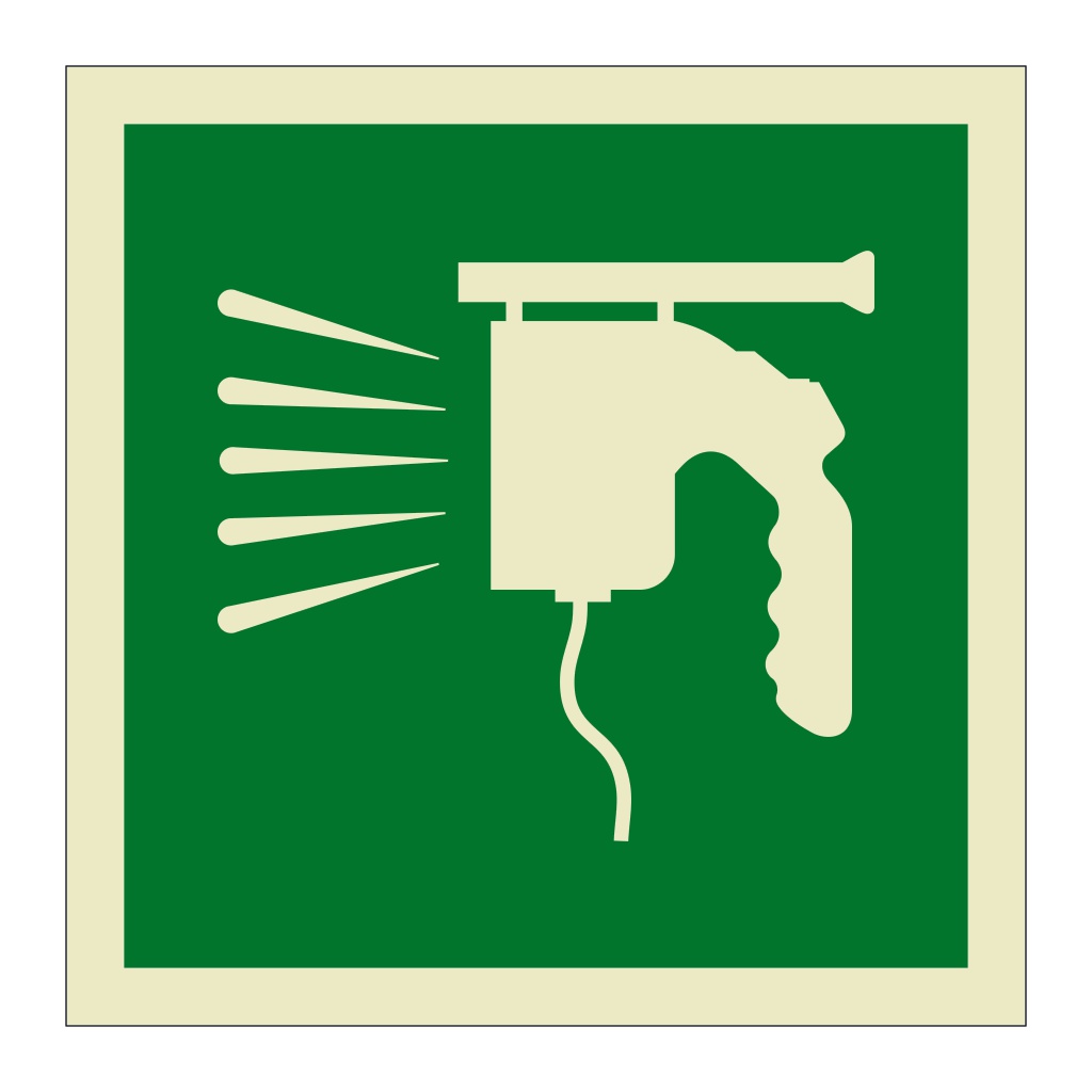 Aldis lamp symbol sign (Marine Sign)