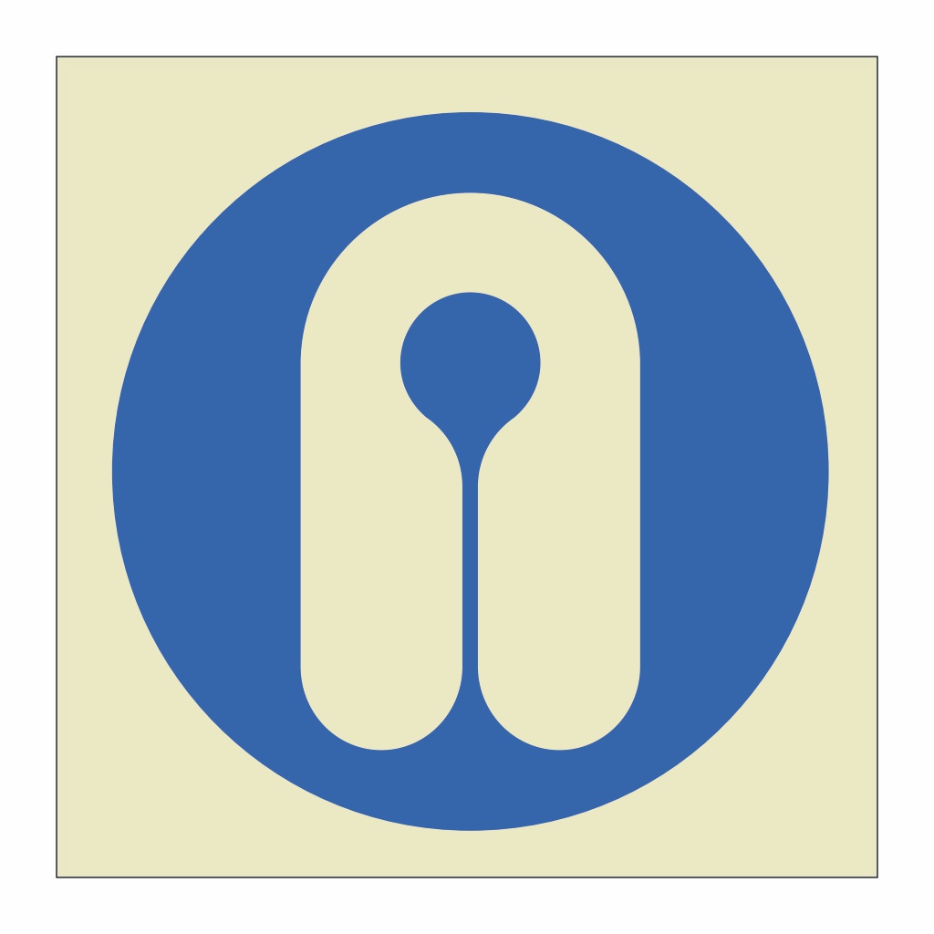 Lifejackets must be worn symbol (Marine Sign)