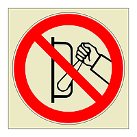 Do not operate symbol (Marine Sign)