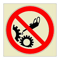 Do not oil symbol (Marine Sign)