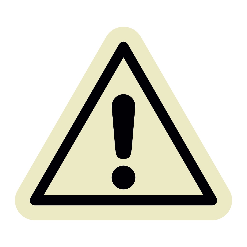 Warning symbol (Marine Sign)