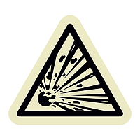 Explosive material symbol (Marine Sign)