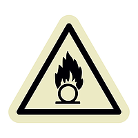 Oxidising substance symbol (Marine Sign)